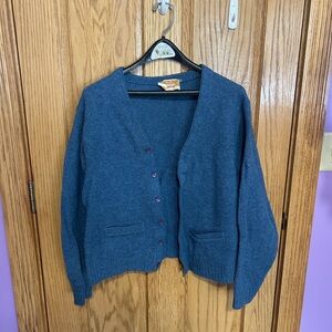 Pendleton Deep Blue Women's Cardigan